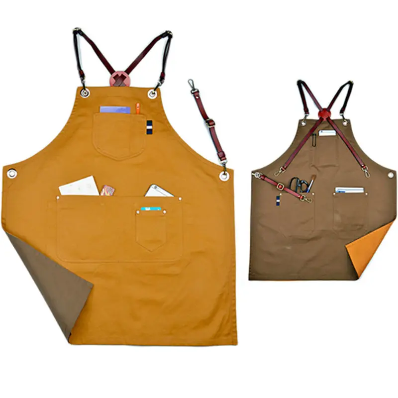 Adjustable Bib Double Sides Multicolored Cotton Professional Hair Cutting Gown Salon Barber Hairdressing Cape Unisex Apron