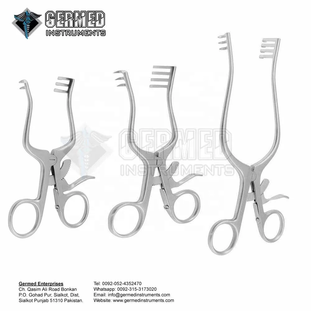 Sialkot Pakistan Made Top Seller Wholesaler Surgical Instruments Weitlaner Self Retaining Retractors By Germed Enterprises