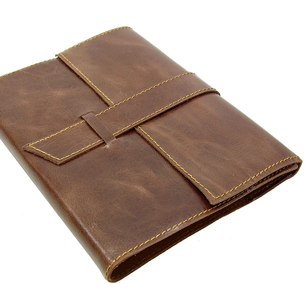 Refillable genuine vintage Leather Journal notebooks diaries with vintage hand made cotton paper or lined paper travel journals