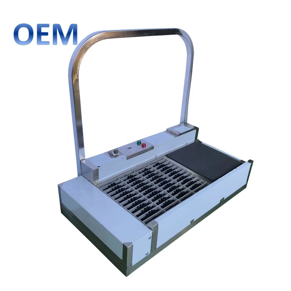 High Quality Automatic Shoe Sole Cleaning Device Industrial Use Roller Brushes Type