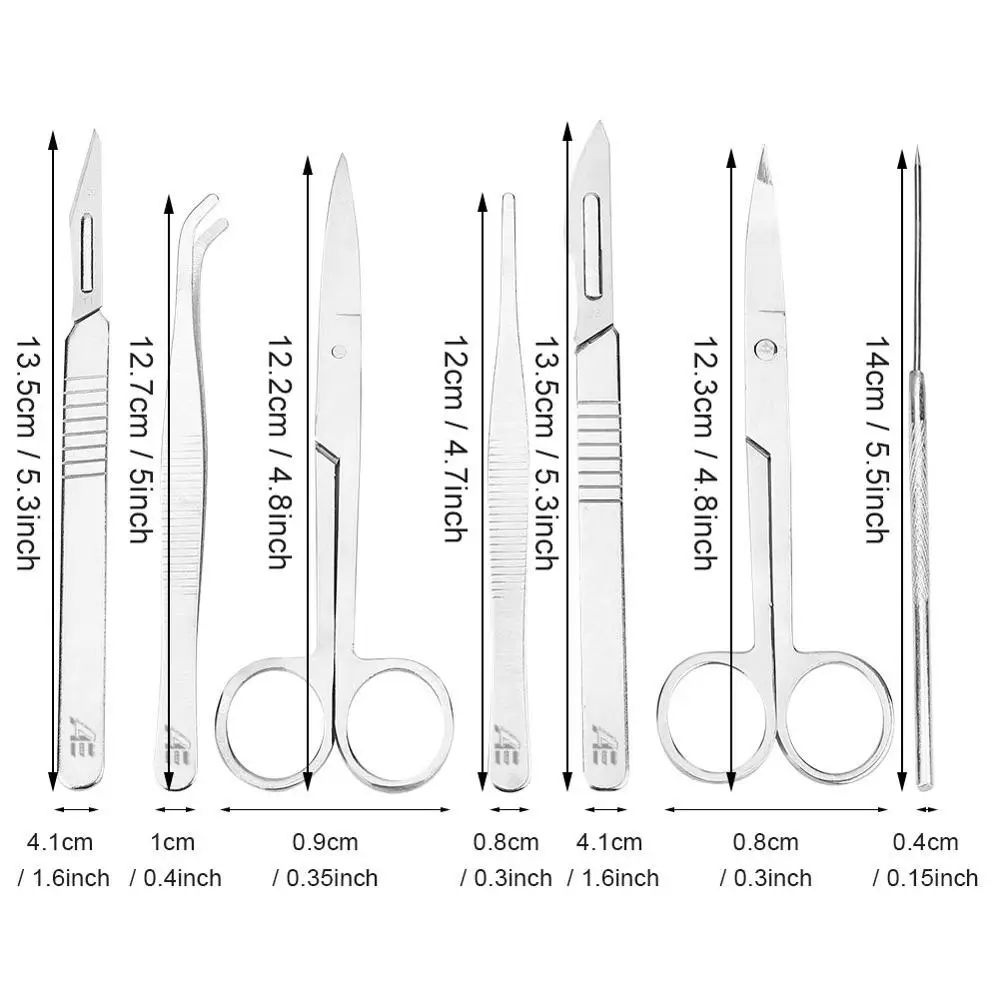 7 шт. набор для рассечения из нержавеющей стали 2024