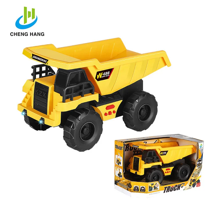 
1:12 kids plastic vehicle Education Toy construction truck Dump trailer Trucks toys 