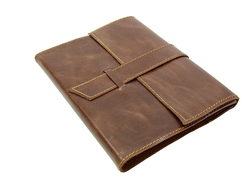 Refillable genuine vintage Leather Journal notebooks diaries with vintage hand made cotton paper or lined paper travel journals