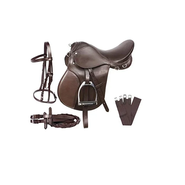 Icelandic Leather saddle with soft leather seat