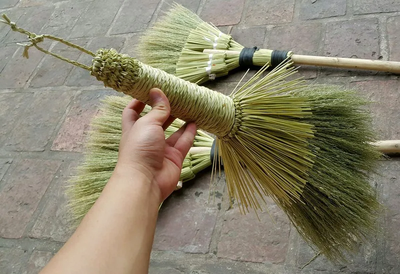 Cute baby grass broom for home from Vietnam