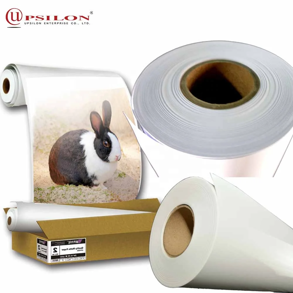 
Wide Inkjet Rolls Matte Hiti Photo Paper For 128 Gsm 44inch 