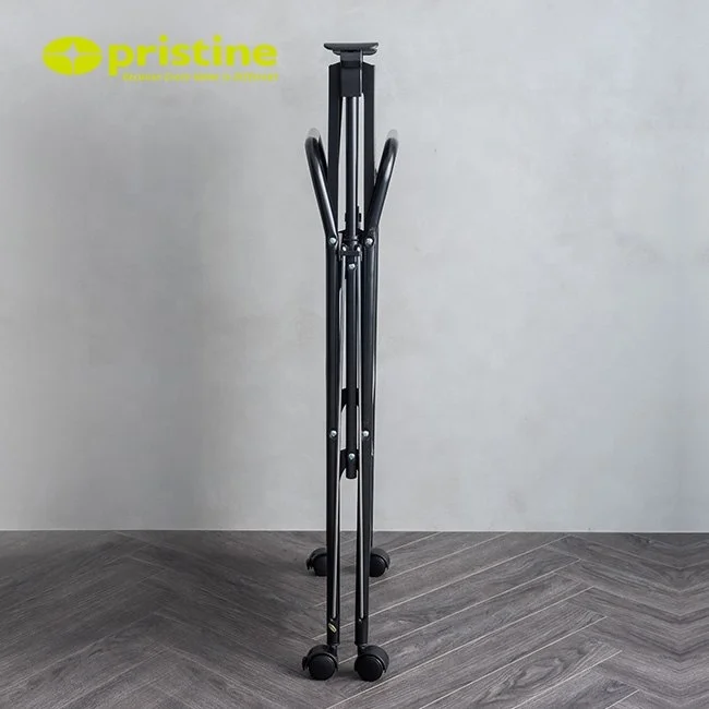 Taiwan Manufacturer Home Kitchen Furniture Round Tube Folding Trolley Kitchen Cart