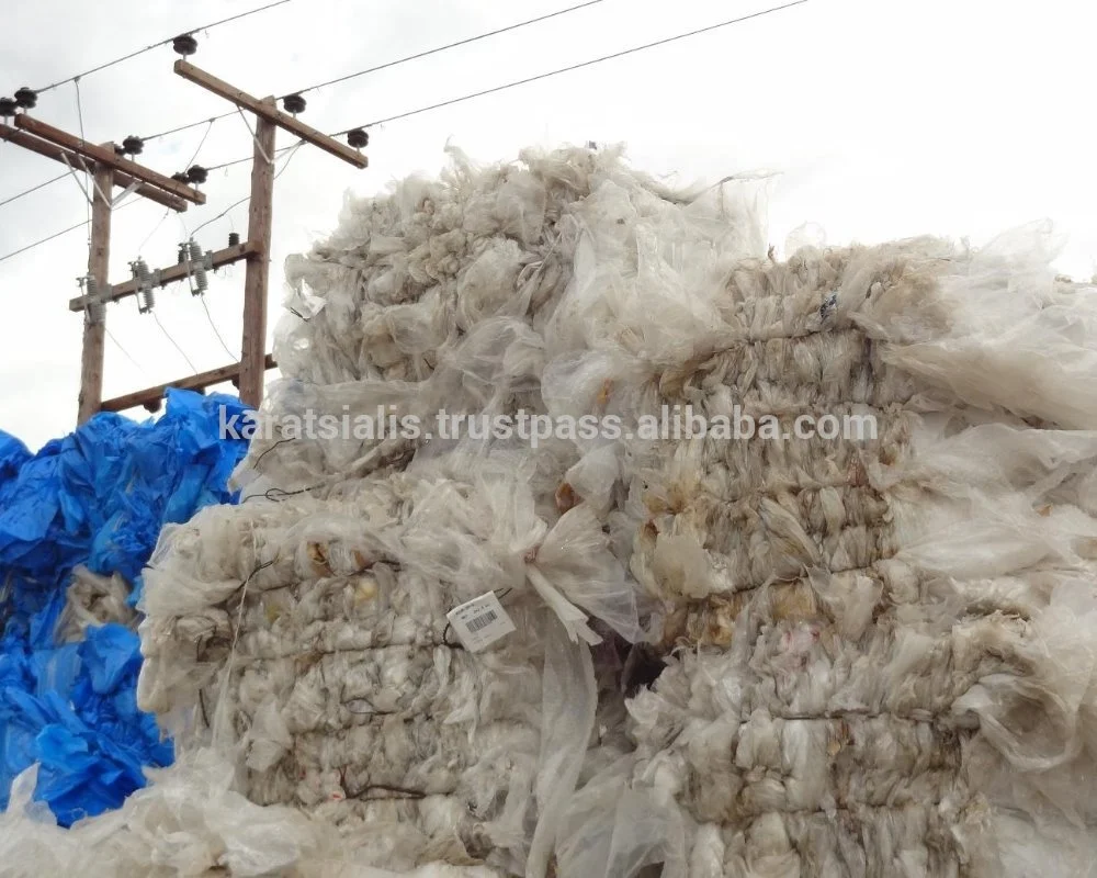 
LDPE FILM aprox. 100% CLEAR - NATURAL - TRANSPARENT SCRAP BALES with AQSIQ and CCIC. 