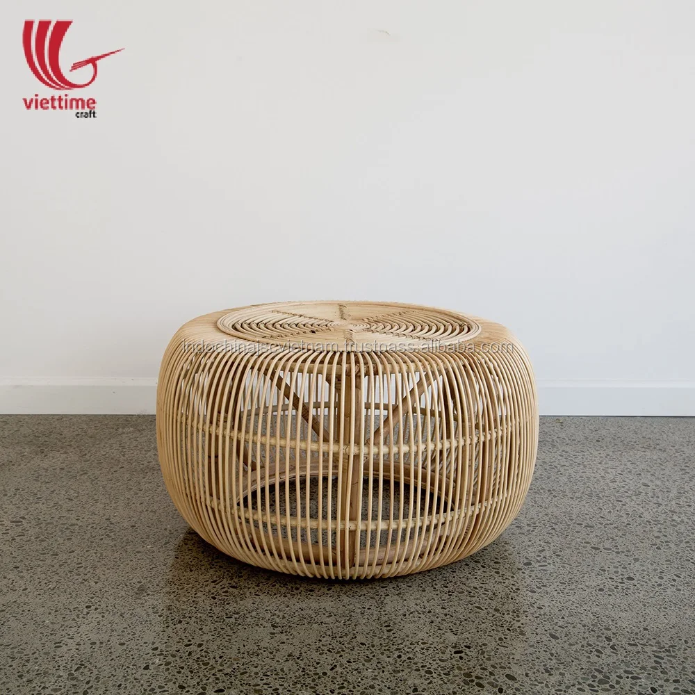 Домашний декор/ротанговый журнальный столик с уникальным дизайном из Вьетнама оптом