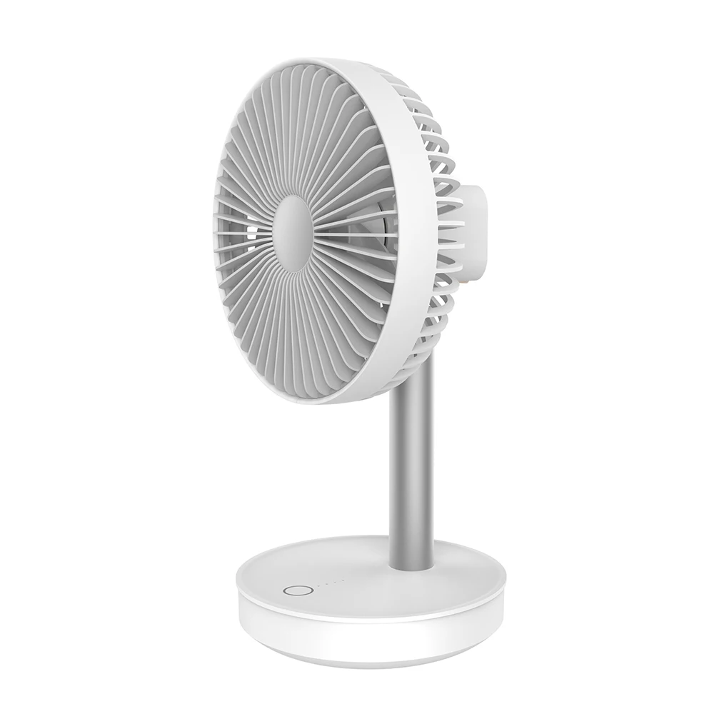 Desktop USB fan with oscillating function 4000mAh large battery capacity with power bank function