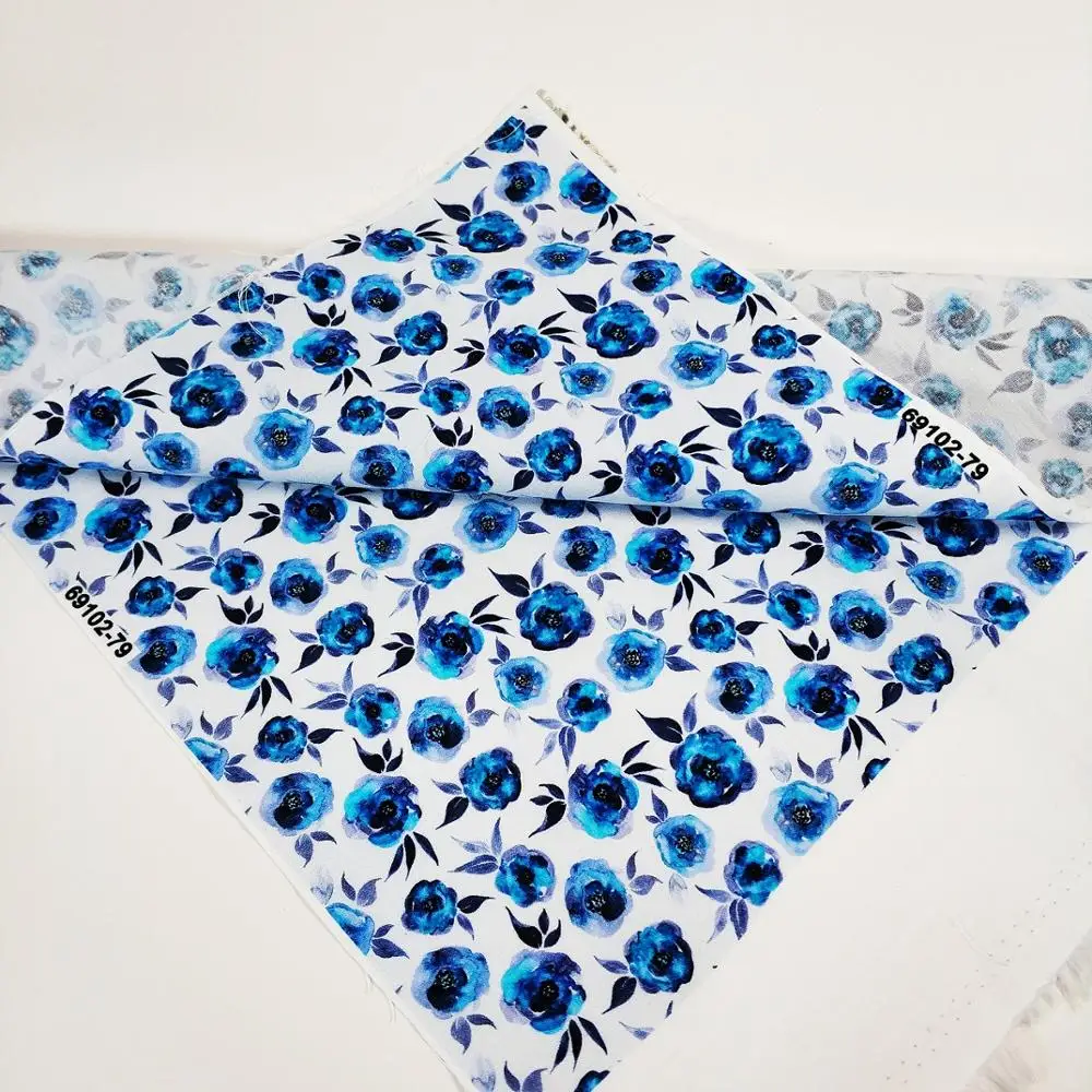 Cotton Sateen Digital Textile Print LOW MOQ HIGH QUALITY Soft Finished Fabric