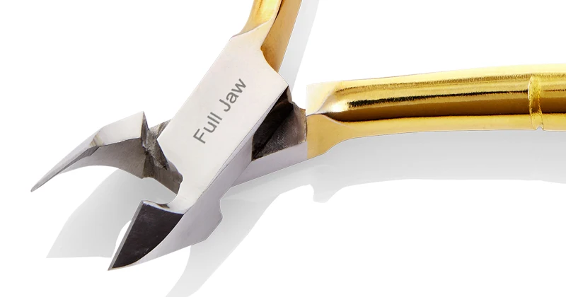 NGHIA Superb N-118 Hard Steel Gold Plated Export Cuticle Nipper