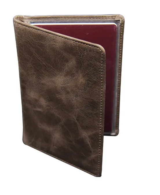 Durable & Safe RFID Leather Passport Card Holder Case Customizable Logo Passport Cases