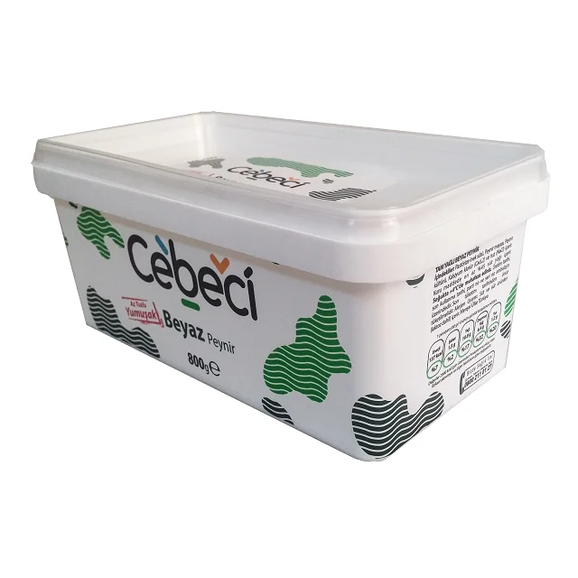 800 ml Rectangular Box Packaging For 27oz Plastic Rectangular Cake Cheese Food Container with Tamper Proof Lid Custom Logo Boxes