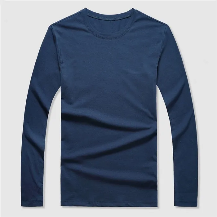 wholesale  custom eco textile 100% linen long sleeve t shirt soft blank linen t shirt for men