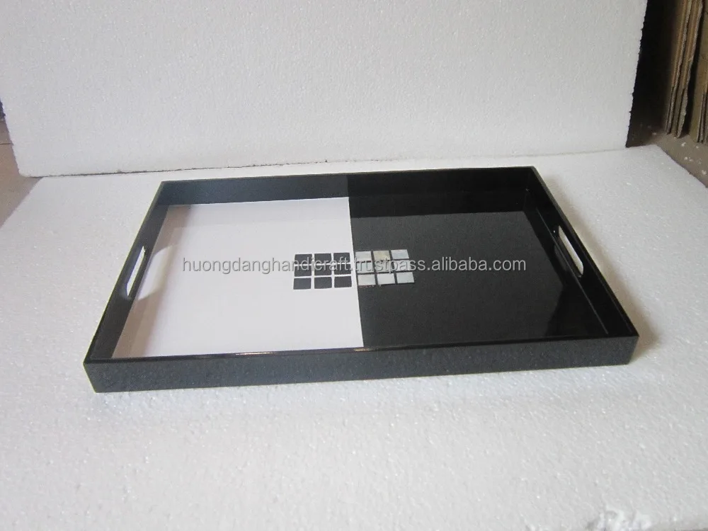 Manufacturer of lacquer tray in Vietnam / decorative high quality lacquer tray