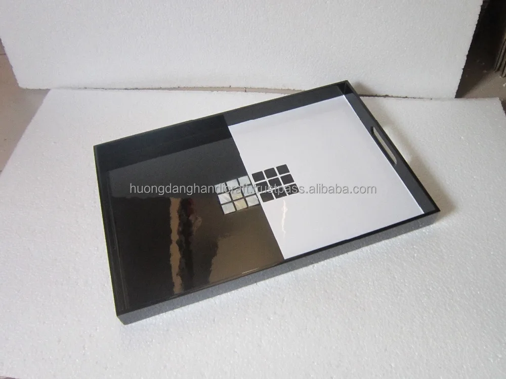 Manufacturer of lacquer tray in Vietnam / decorative high quality lacquer tray