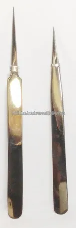 Наращивание ресниц пинцет в черный никель, наращивание ресниц инструменты