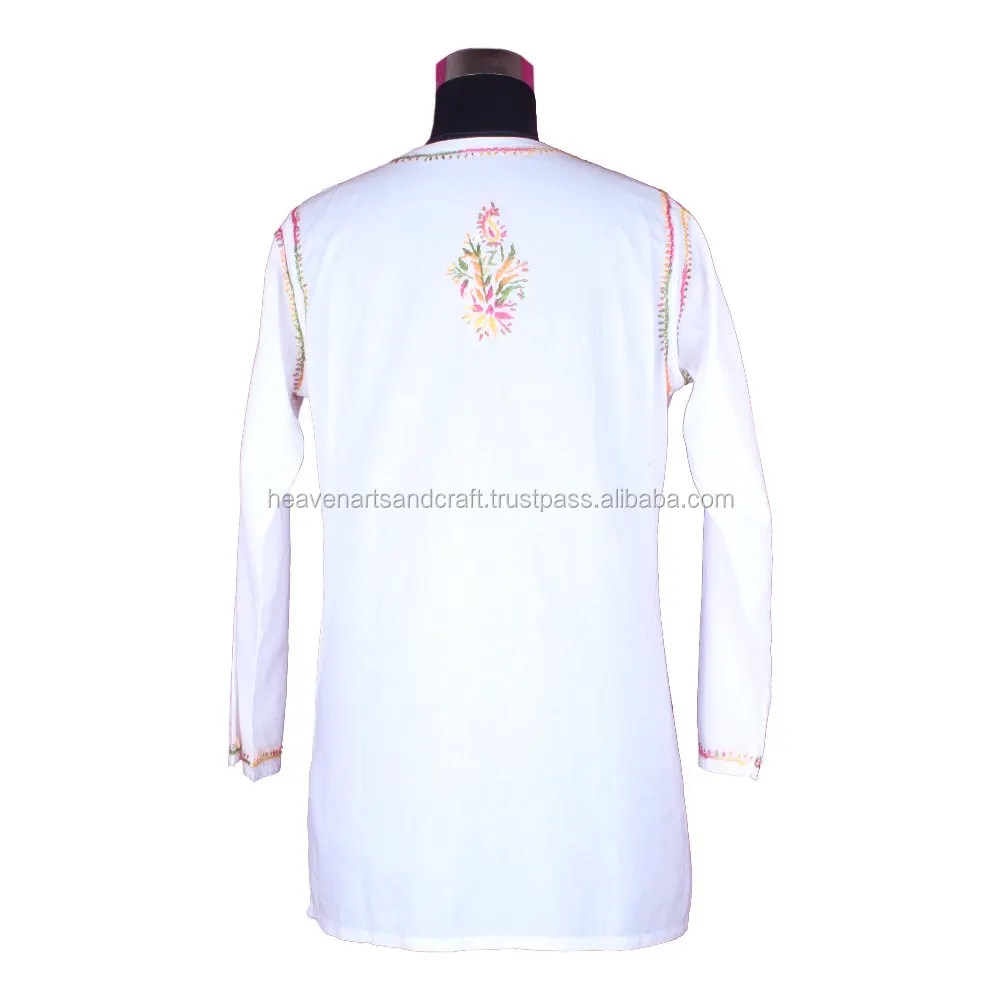 DR155 Chicken Work Kurti For Women Cotton Chikankari shirt tunic Women wear embroidery casual party wear top blouse lucknowi