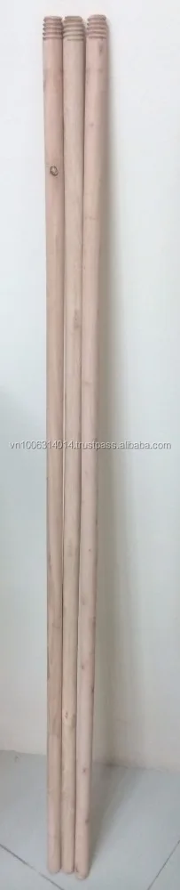 Natural wooden broom stick short length 900mm for Singapore market