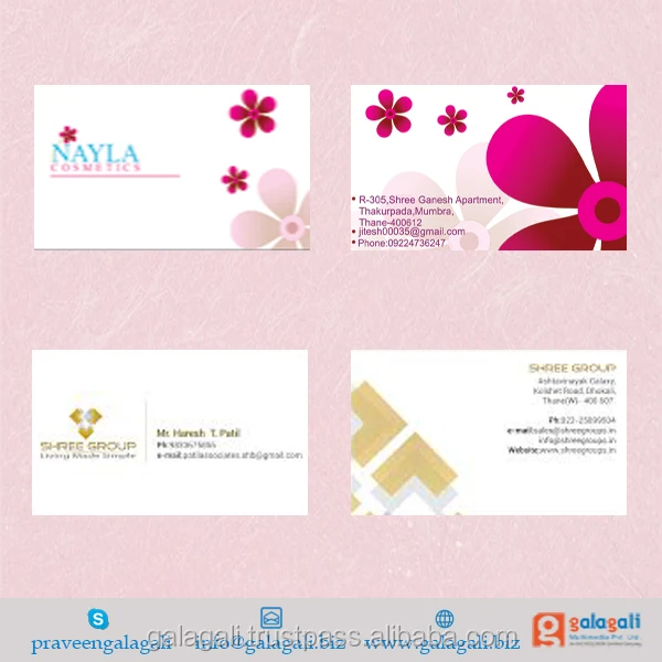 Customized and Professional Business Card Design, Company Visiting Cards - Graphic Design