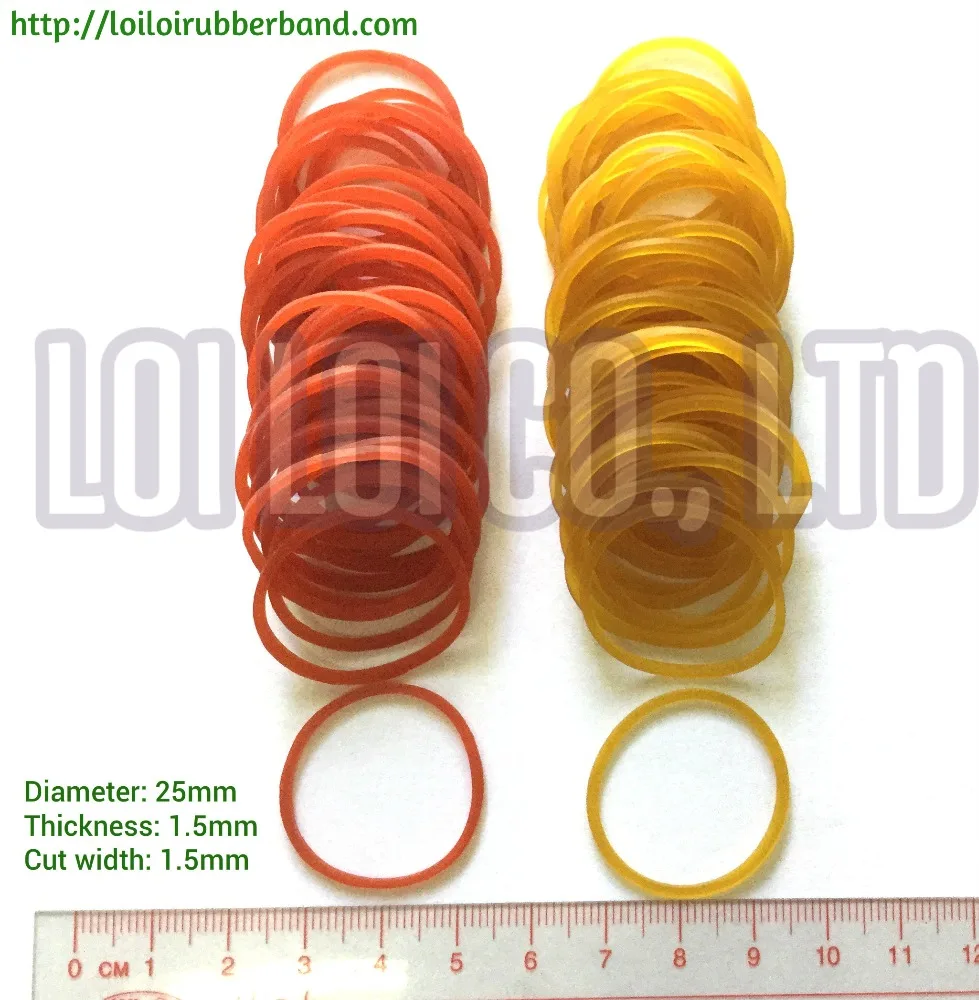 
Wholesale High elasticity Eco-friendly Durable Rubber Band 100% rubber content / Pure Rubber band for money or stationery 