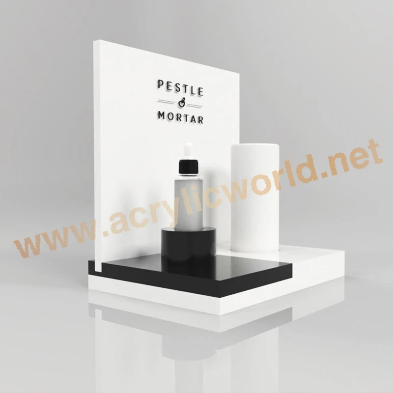 plastic display makeup tray/nail polish display/lipstick display stand