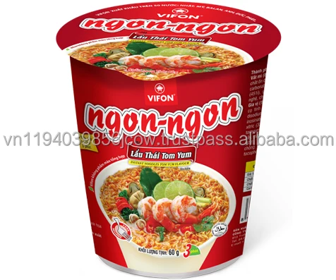 
WHOLESALE VIFON INSTANT NOODLES THAI TOM YUM FLAVOR 60 GR 