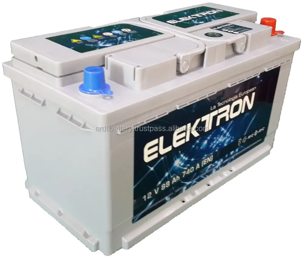 
88 Ah LB5 size Maintenance Free MF Battery from Turkish car battery manufacturer 