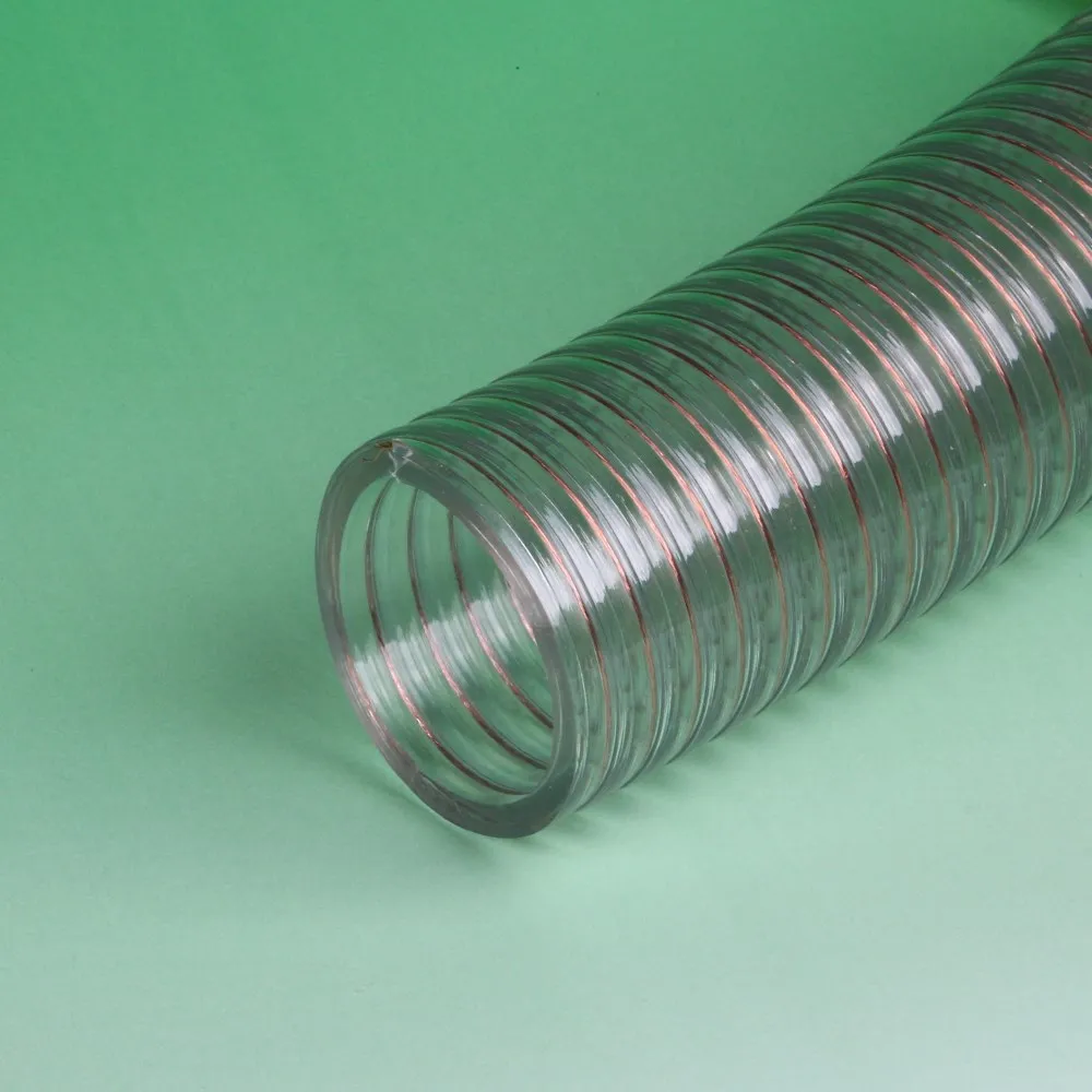 Kanaflex anti static ground wire input suction hose. Made in Japan (pvc electrical flexible hose)