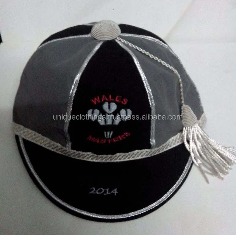 
Honours Cap with silver Bullion Embroidered Badge and Bullion Tassel 
