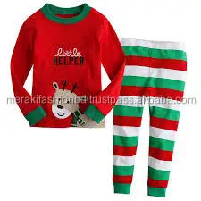 Alibaba Sports wear t-shirt Manufacturers in Ludhiana Rubber Print Moisture Absorption Kids pajama set.