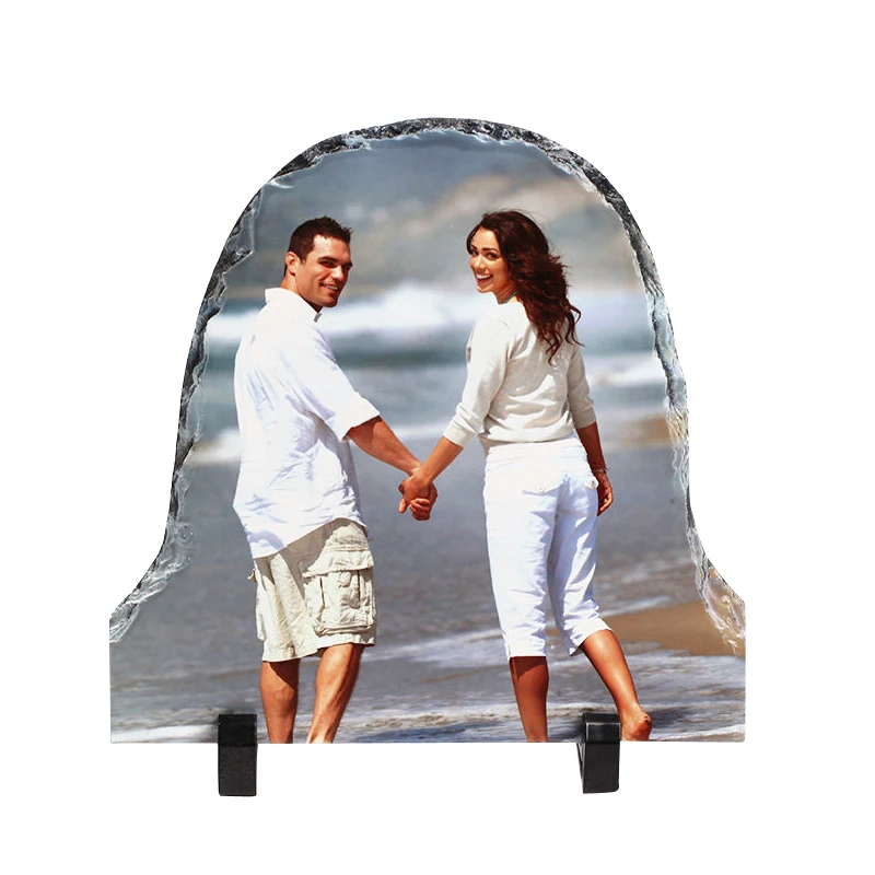 Прямоугольная сублимационная каменная фоторамка, теплопередача DIY Фото Камень