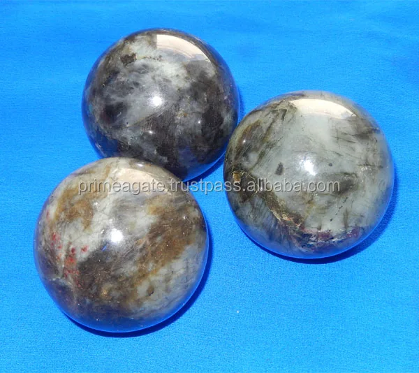 2018 Fired Labradorite Balls | Stone Sphere For Sale | India