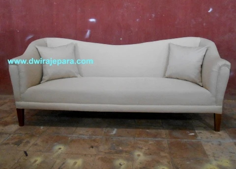 Modern Classic Furniture Sofa for Living Room Made From Mahogany Wood