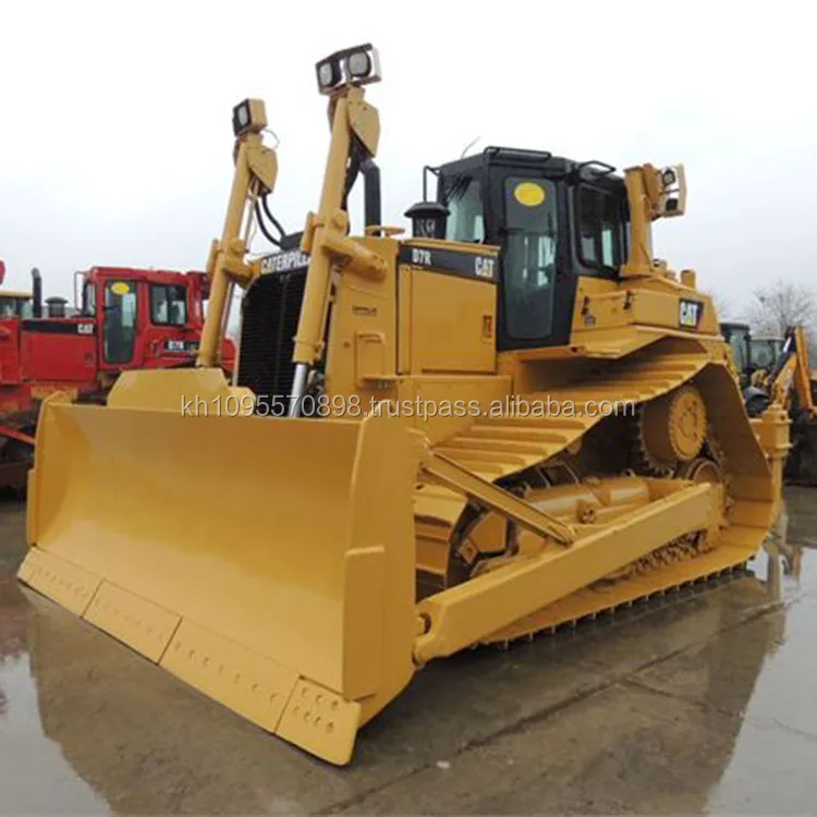 Original Japan D7R crawler bulldozer for sale , Caterppillar dozers D7 on sale in Shanghai China