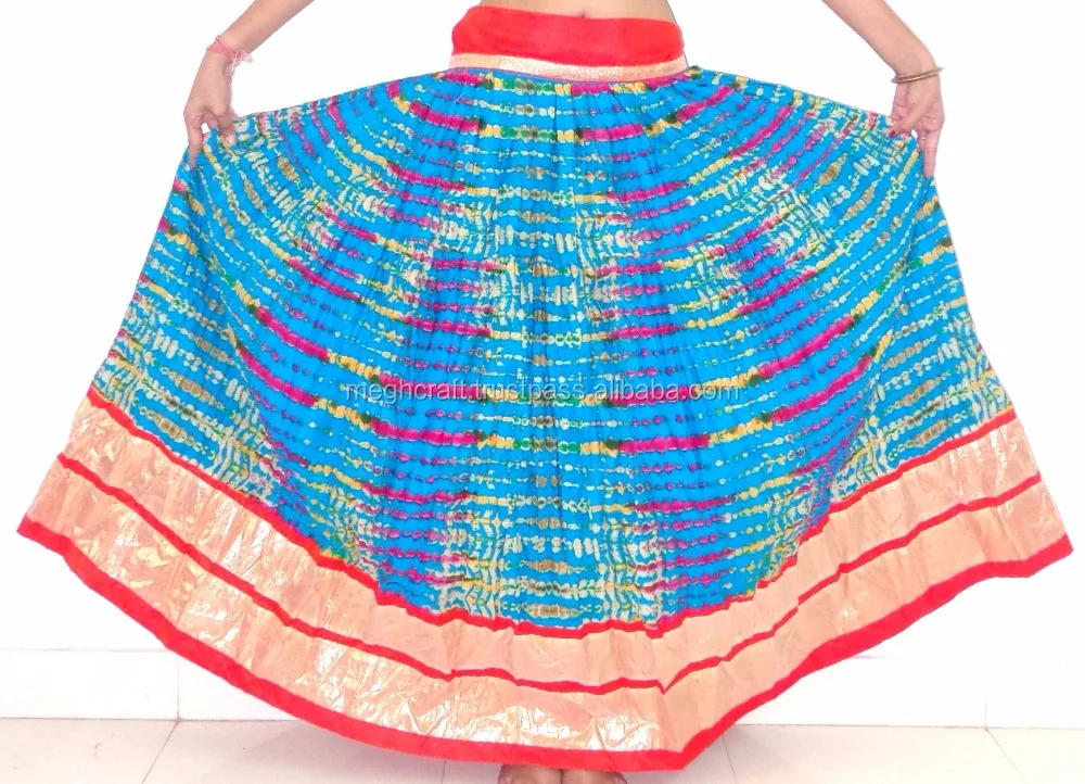 Indian printed skirt - Navratri wear skirt - Wholesale cotton Printed long skirt - dance costume - belly dance dress - Fashion