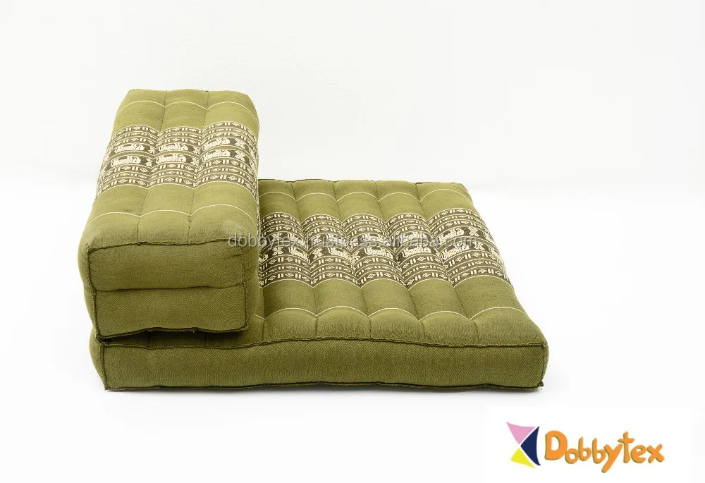 Green Meditation cushion / Yoga cushion kapok 100% cotton 100%  Material Origin Type Season Place Model Best Quality from THaila