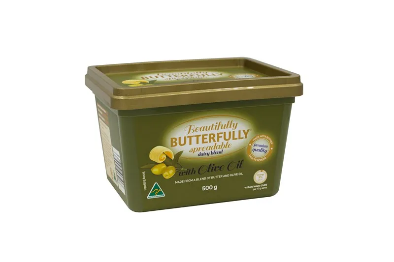 500G IML injection margarine packaging custom logo margarine spread storage packs disposable pp butter margarine container