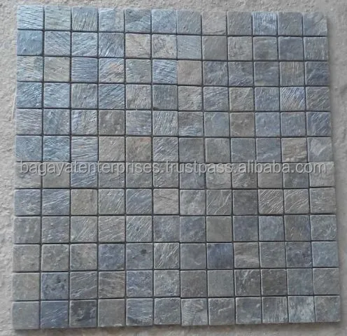 Deoli Green Slate Stone Mosaic Tile