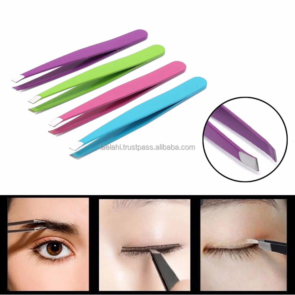 Professional Eyebrow Tweezers 12 Set Excellent Pointed Tweezers & Slant Best Tweezers Surgical 2024