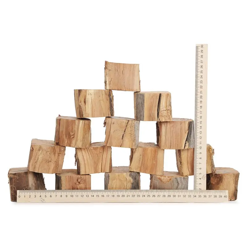 BBQ Smoking Wood Chunks Hickory, Maple,Cherry,Pecan,Oak, Apple, Maple, Beech, Alder Flavor for Smoking, BBQ, Grill and Cooking