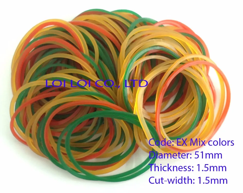 
Wholesale High elasticity Eco-friendly Durable Rubber Band 100% rubber content / Pure Rubber band for money or stationery 