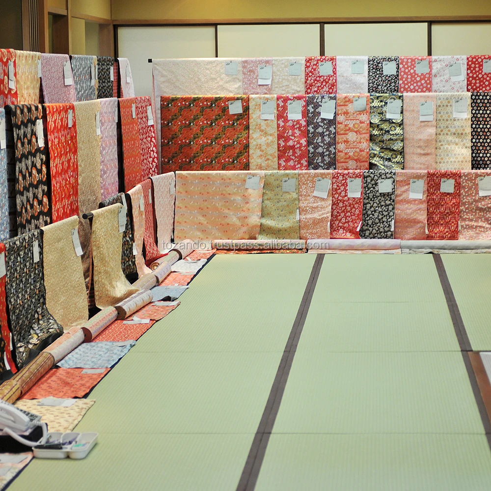 Beautiful Japanese Kimono Fabric With Genuine Kyoto Textiles Made in Japan, Traditional Japanese Fabric Pictures