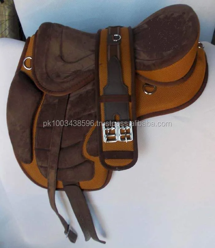 Synthetic Treeless Endurance GP all purpose horse saddle