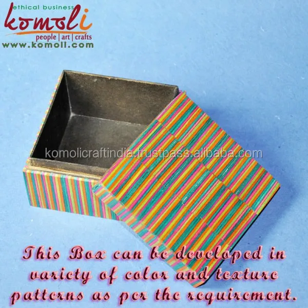 Indian Handmade custom shape wooden jewelry decorative box