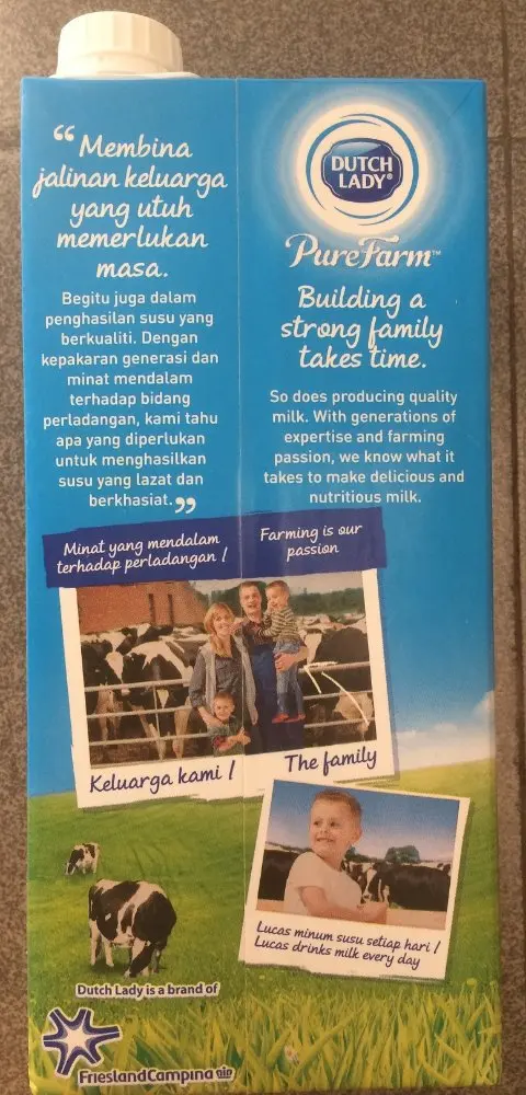 UHT Milk 1 LITER and 200 GRAM