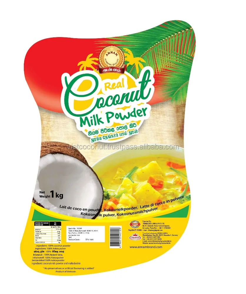 
Vietnam Organic Coconut Milk Powder USDA certified 