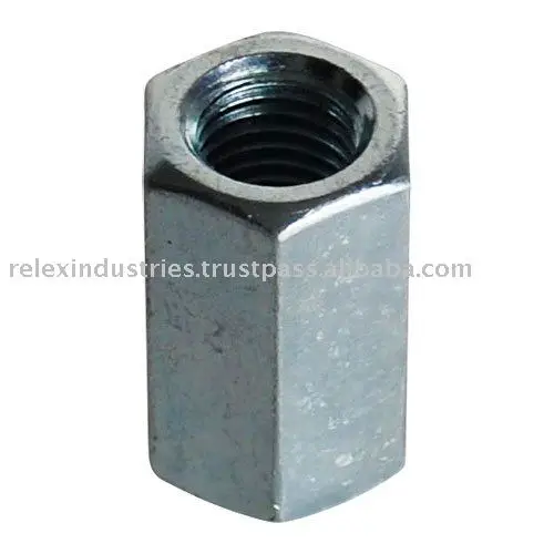 wholesale Price Long Coupling Nut Carbon Steel Galvanized Long Hex Coupling Nut for Industrial Used at Wholesale Price