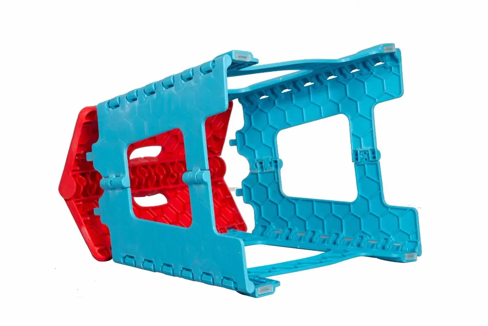 Foldable stool - Portable Colorful Folding Stool for Kids, Outing Mate Original Design Plastic Foot Stool 13 inch - Wholesale